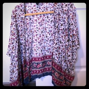 Loose fitting cardigan